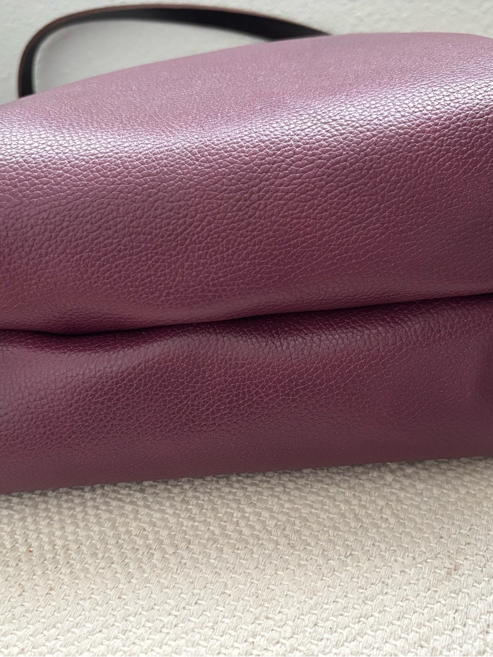 Portland Leather Goods large tote with zipper - Picture 8 of 9